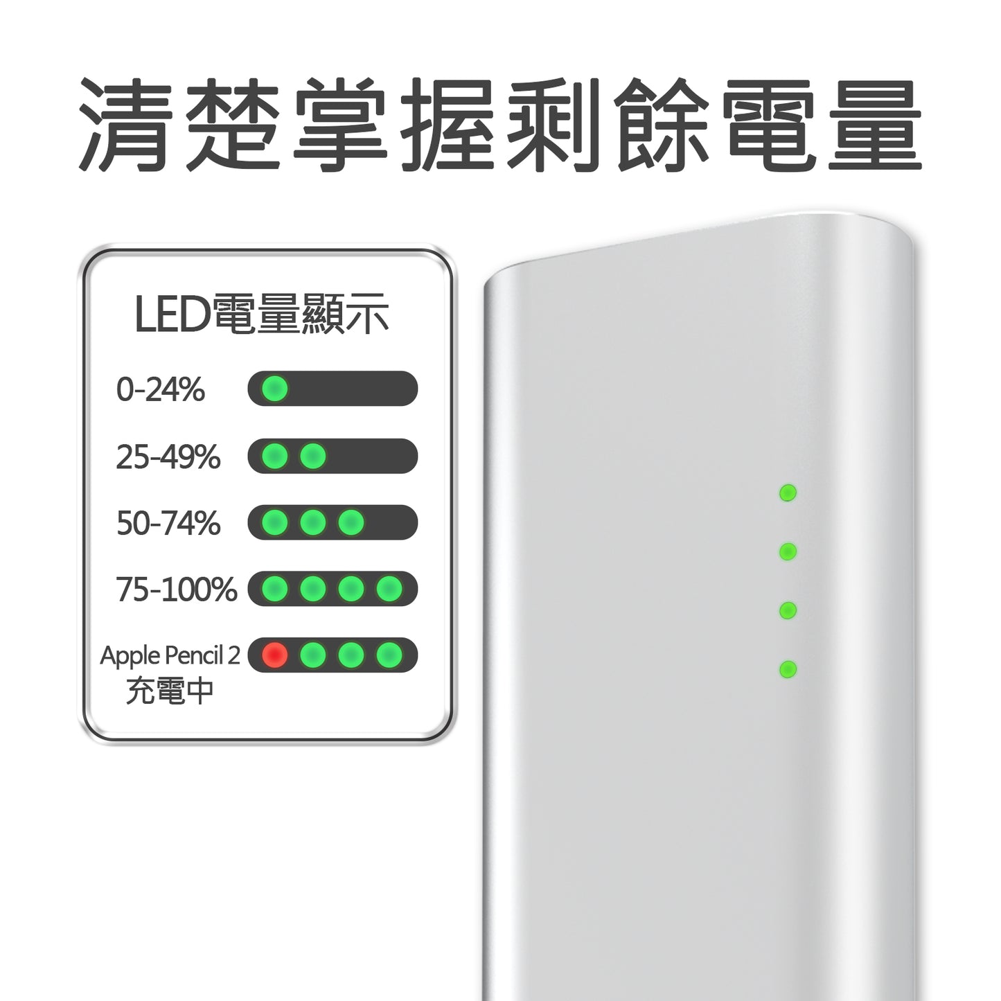 Apple Pencil 2 專用無線充電保護收納盒