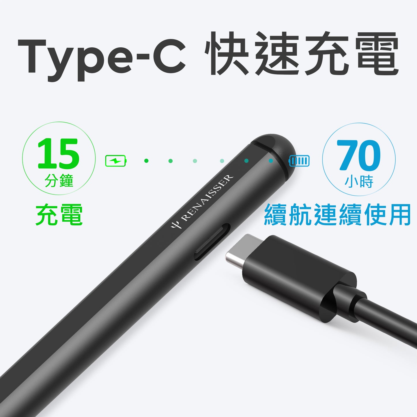 Raphael 530 微軟Surface專用觸控筆 雙擦除模式